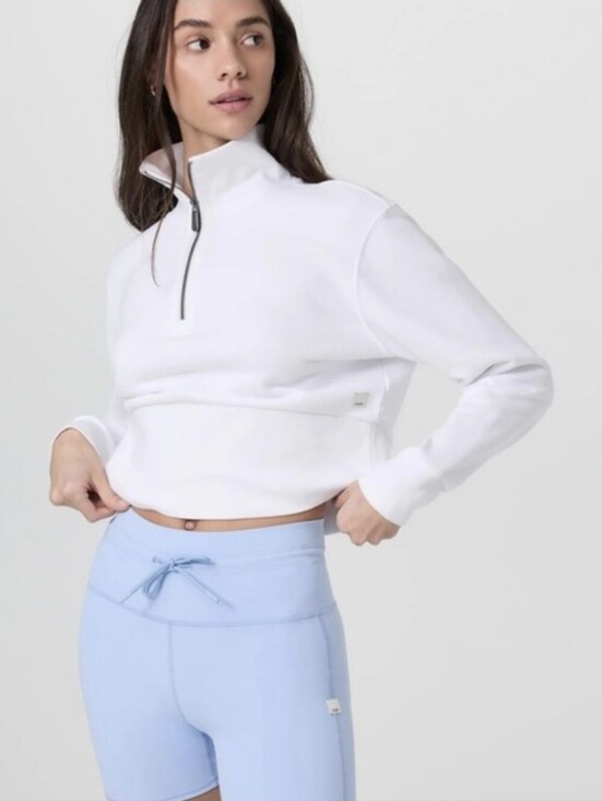 Vuori Sweaters - Vuori Sedona Sport Half Zip White Sweater Size XS